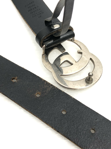 GUCCI ダブルGスリムベルト 黒 41516[値下]