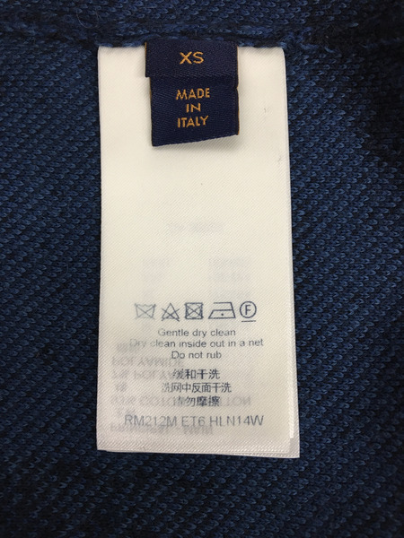LOUIS VUITTON　メンズラグ衣料 ダミエソルト ジャガードクルーネックニット XS