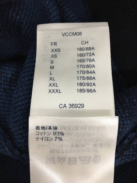 LOUIS VUITTON　メンズラグ衣料 ダミエソルト ジャガードクルーネックニット XS