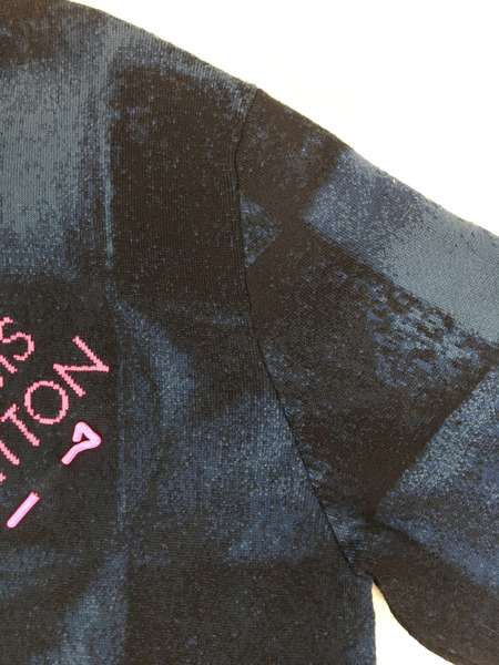 LOUIS VUITTON　メンズラグ衣料 ダミエソルト ジャガードクルーネックニット XS
