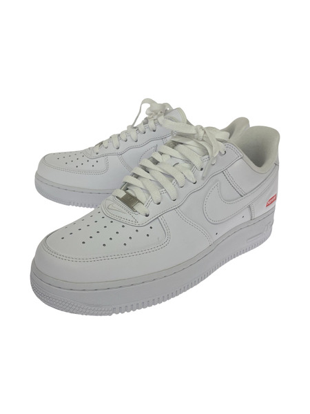 NIKE スニーカー Supreme Air Force 1 Low 27.5cm CU9225-100 ホワイト[値下]
