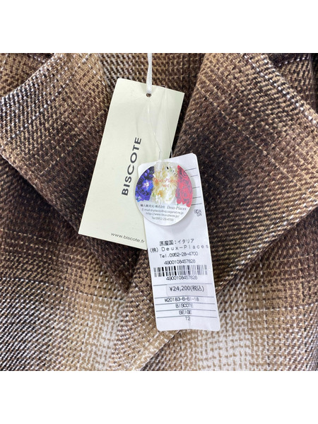 ソノ他 biscote ノースリーブフリンジコート 2 BRW