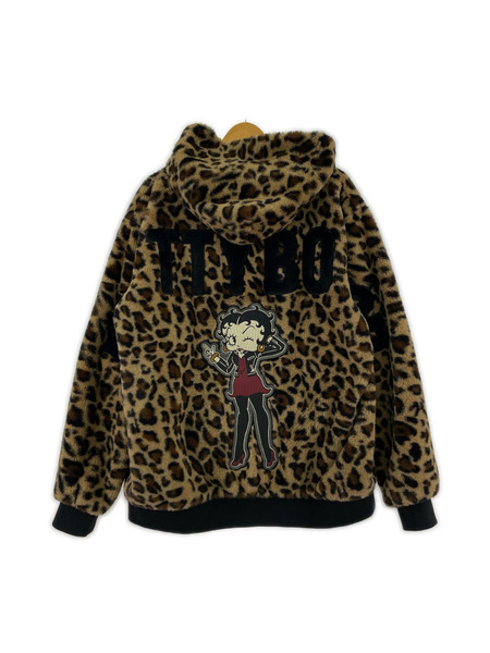 ジャケット THE BRAVE-MAN × BETTY BOOP レオパード