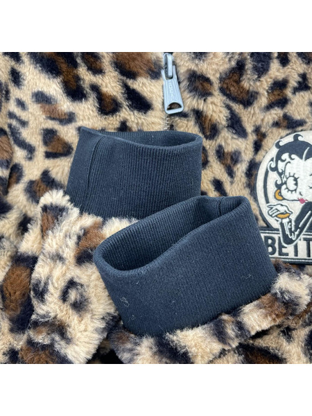 ジャケット THE BRAVE-MAN × BETTY BOOP レオパード