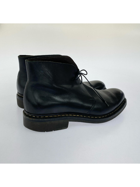 ブーツ HESCHUNG レザーチャッカブーツ 黒