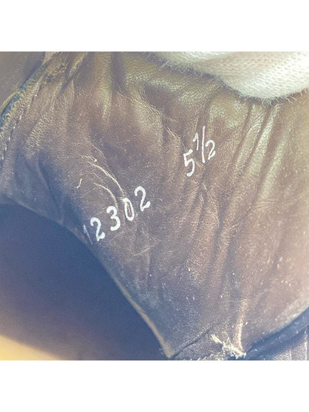 ブーツ HESCHUNG レザーチャッカブーツ 黒