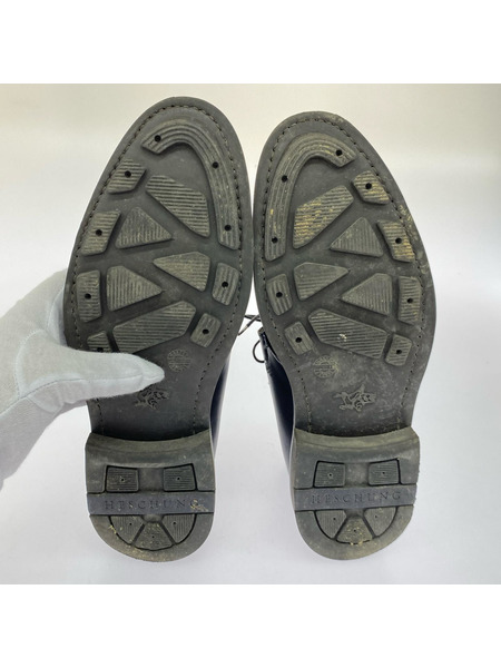 ブーツ HESCHUNG レザーチャッカブーツ 黒