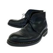 ブーツ HESCHUNG レザーチャッカブーツ 黒