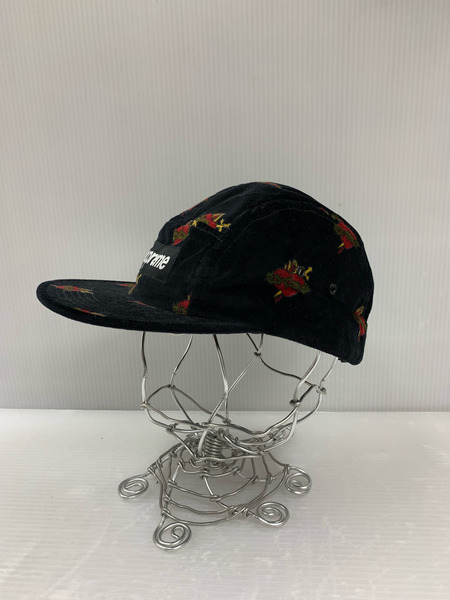 Supreme キャップ 17AW Sacred Hearts Camp Cap BLK