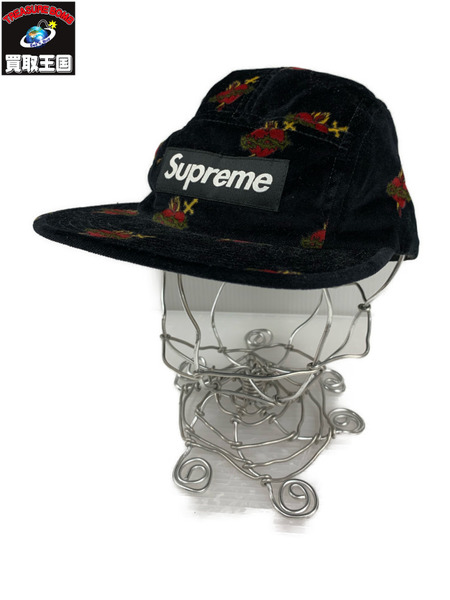 Supreme キャップ 17AW Sacred Hearts Camp Cap BLK