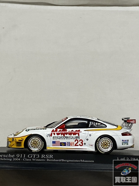 1/43 ミニチャンプス Porsche 911 GT3 RSR 12h Sebring 2004 Class Winners Bernhard/Bergmeister/Maassen