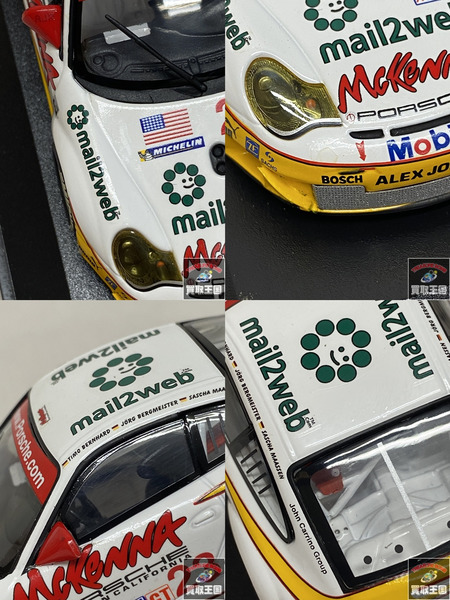 1/43 ミニチャンプス Porsche 911 GT3 RSR 12h Sebring 2004 Class Winners Bernhard/Bergmeister/Maassen