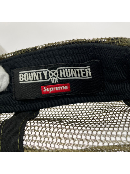 Supreme キャップ x Bounty HUNTER メッシュキャップ カーキ