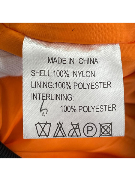 FUCK MY LIFE  フライトジャケット FML/FUCK MY LIFE/MA-1/黒