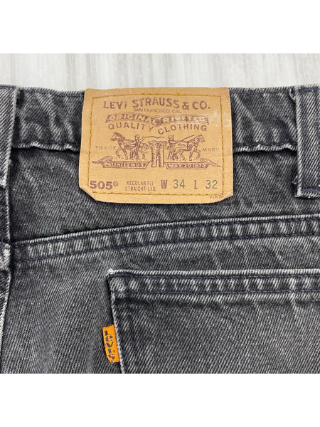 Levi's デニム・ジーンズ 90s 40505-4159 後染メブラック(34)