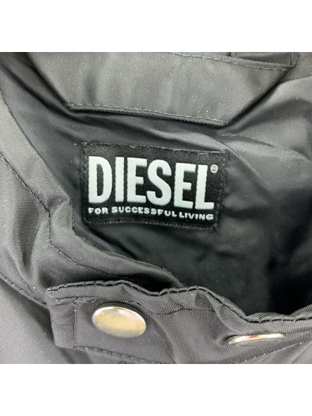 DIESEL ブルゾン・ジャンパー ナイロン ライダース L 黒