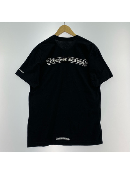 CHROME HEARTS 半袖Tシャツ・カットソー ポケT 黒 (L)