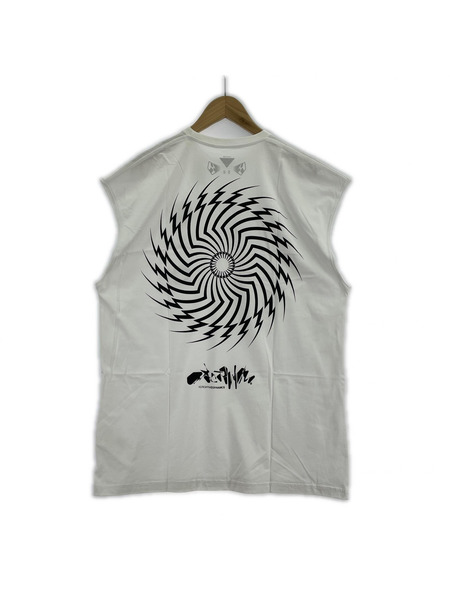 ACRONYM タンクトップ PIMA COTTON SLEEVELESS T-SHIRT S ホワイ