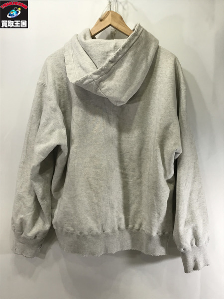 ANCELLM パーカー 25AW ZIP UP HOODIE(HEATHER WHITE) 1