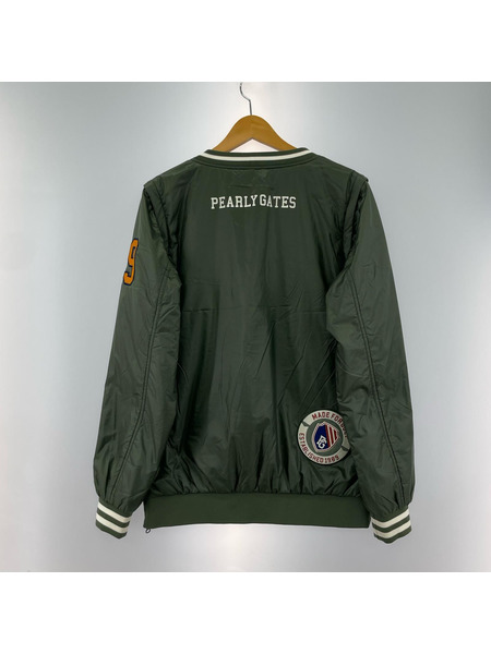 ソノ他 PEARLY GATES 中綿リバーシブルブルゾン (4) カーキ