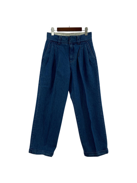 FARAH 3タックワイドパンツ インディゴ[値下]