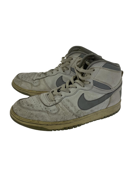 NIKE BIG NIKE HIGH 336608-118 (27.5cm) ホワイト×グレー[値下]