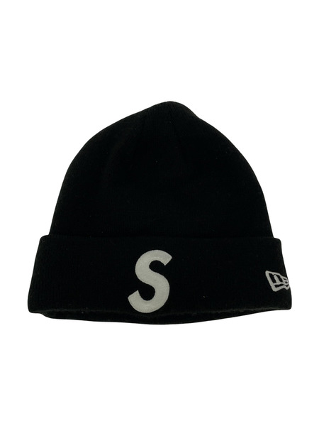 手数料安い Supreme 黒｜商品番号 Sロゴニット帽 ニットキャップ 帽子