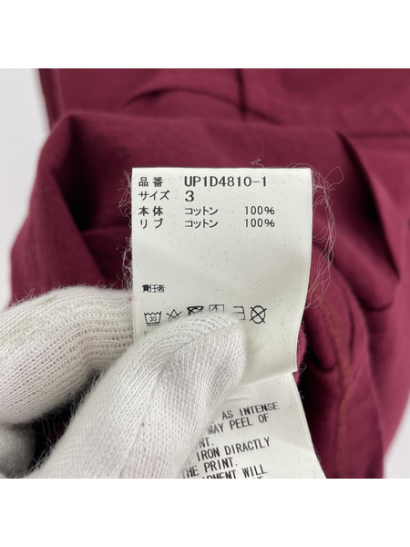 UNDERCOVER 24SS OBLIGE 再構築 プリントTee 3 ボルドー UP１D4810-1[値下]