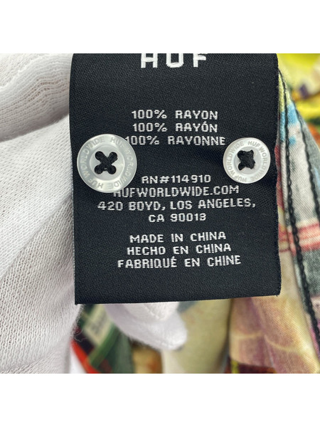 HUF 半袖シャツ STAGES/S S RESORT SHIRT