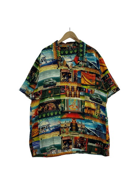 HUF 半袖シャツ STAGES/S S RESORT SHIRT