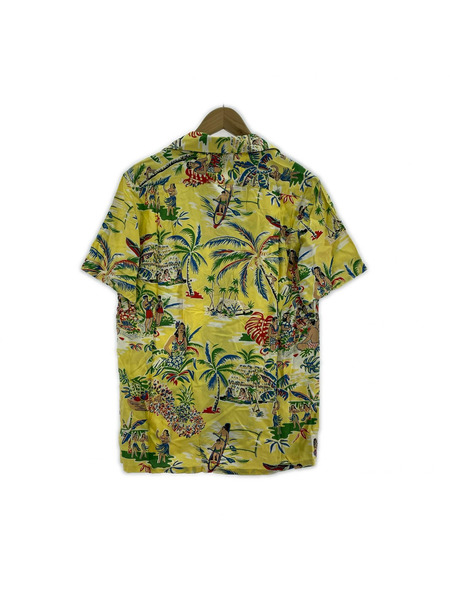 POLO RALPH LAUREN 半袖シャツ S/S レーヨン アロハシャツ イエロー