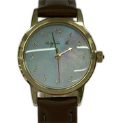 agnes b. レディース時計 V117-KNR0 ソーラー 腕時計