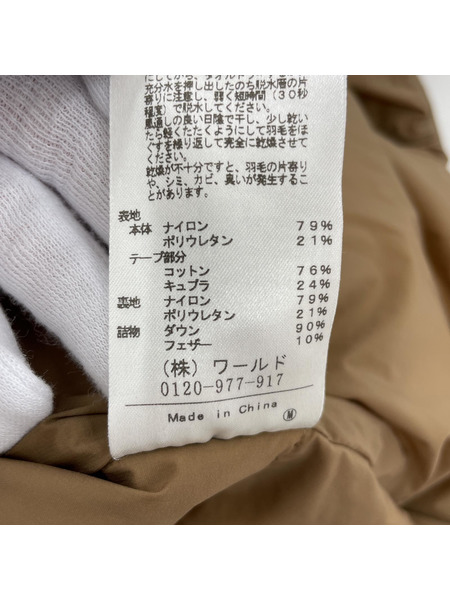 UNTITLED/ダウンコート/ベージュ/1[値下]