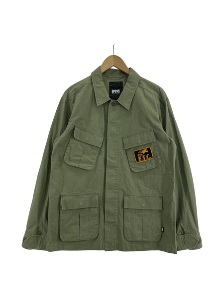 FTC ミリタリーシャツジャケット カーキ (M)[値下]