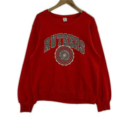 Champion スウェット・トレーナー 80s トリコタグ カレッジスウェット レッド(M)