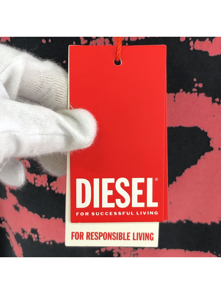 DIESEL ウォッシュオーバルD   黒 サイズL ブラック A169130TKAC-9XX タグ付キ