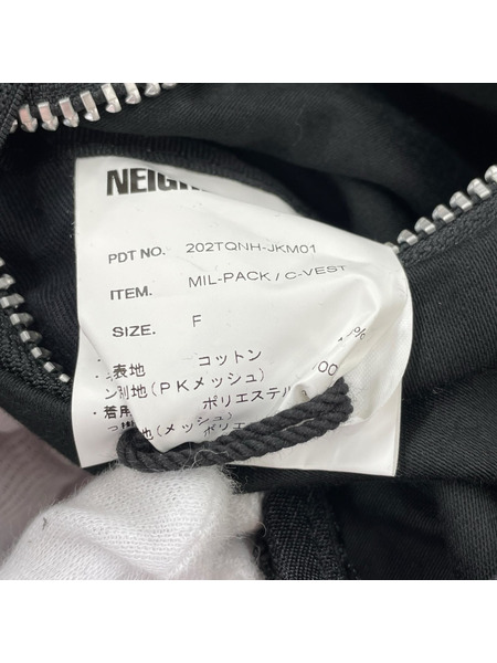 NEIGHBORHOOD MIL-PACK C-VEST 202TQNH-JKM01 黒 (F)