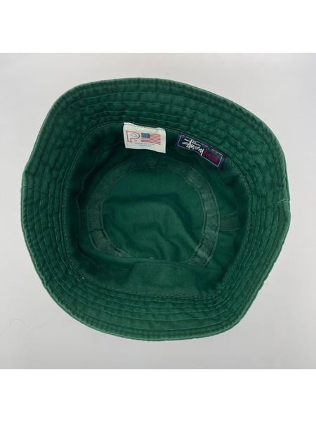 STUSSY ハット 90s USA製 紺タグ 緑