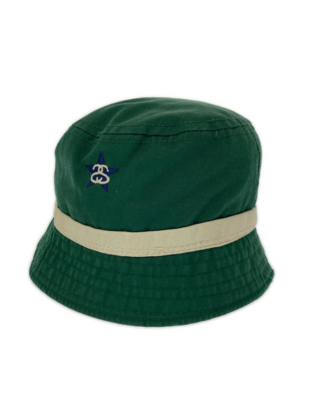 STUSSY ハット 90s USA製 紺タグ 緑