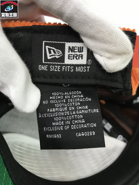 BASS PRO SHOPS×NEW ERA コーデュロイキャップ　オレンジ