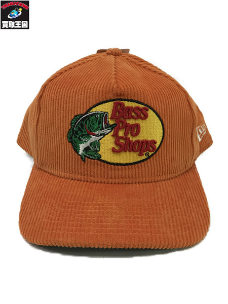 BASS PRO SHOPS×NEW ERA コーデュロイキャップ　オレンジ