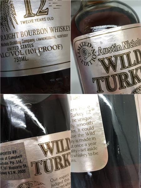 ウイスキー WILD TURKEY　12年