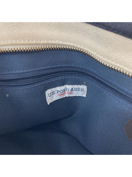 POLO RALPH LAUREN ソノ他バッグ トート ベージュ/黒