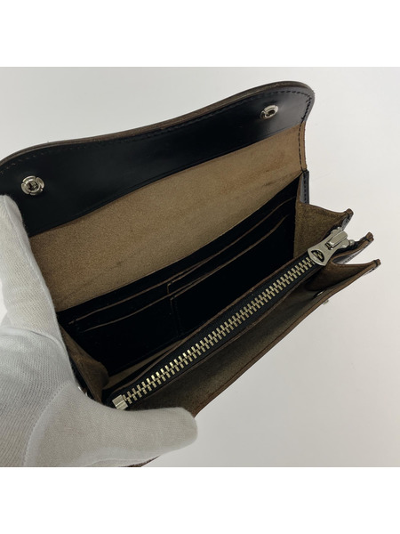 長財布 chapllin/レザー/長財布/black