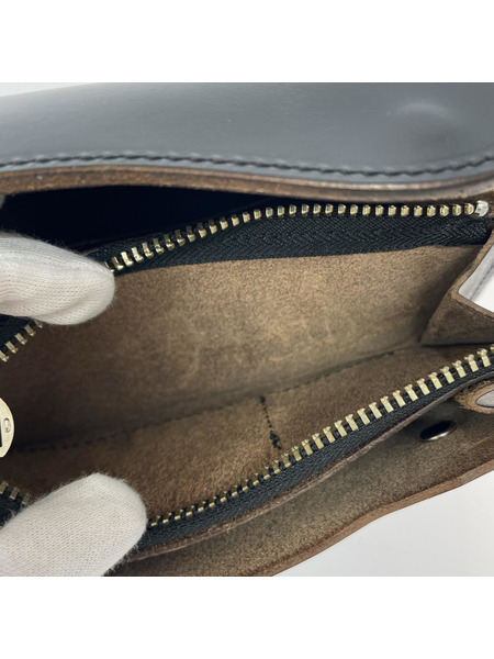 長財布 chapllin/レザー/長財布/black