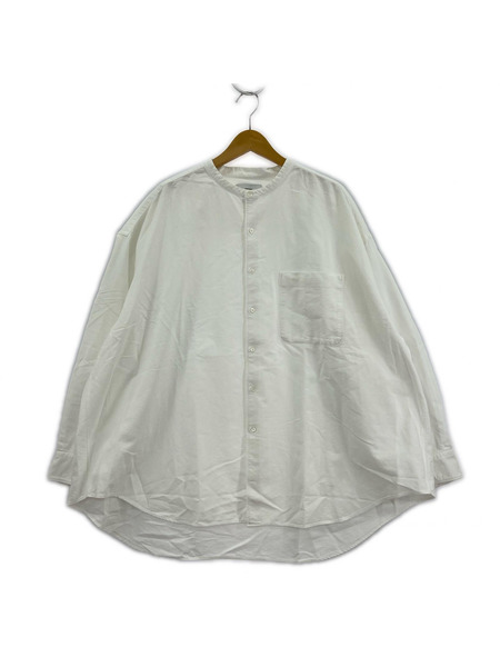 Graphpaper Oxford Oversized Band Collar Shirt F 白[値下]