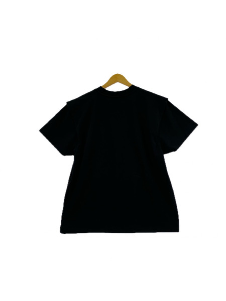 HELIOT EMIL 25SS Outline Logo T-Shirt アウトラインロゴカットソー S 黒
