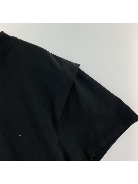 HELIOT EMIL 25SS Outline Logo T-Shirt アウトラインロゴカットソー S 黒