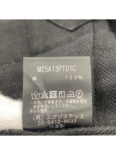 MARKAWARE LINEN HERRINGBONE DANISH ARMY TROUSERS