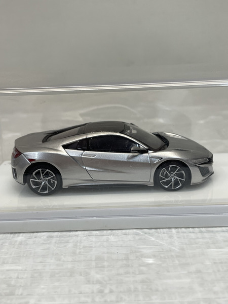1/43スケールカー 1/43 ホンダ NSX 2017 ソースシルバーメタリック[TSMモデル]
